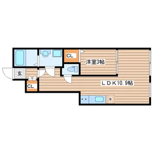 あすとpark名取【1階】の間取り