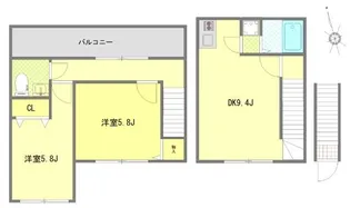 サザンロード西ヶ原【3階】の間取り