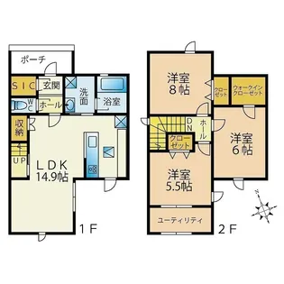 福岡県福岡市城南区七隈7【一戸建】の間取り