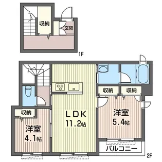 エレウテリア【2階】の間取り