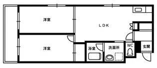 ファミーユS弐番館【3階】の間取り
