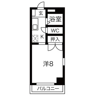 愛知県名古屋市中区伊勢山2【マンション】の間取り