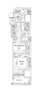 東京都港区芝1【マンション】の間取り