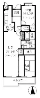 コーポレート東小金井【2階】の間取り
