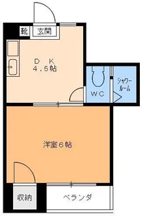 樋又ハイツ【1階】の間取り