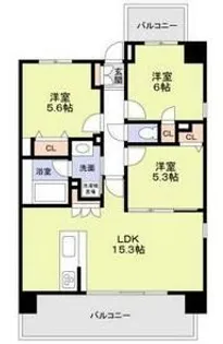 トレス・アコルデ【12階】の間取り