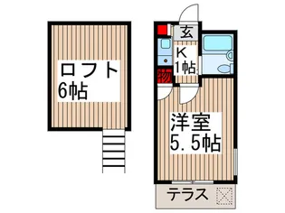 コ-トハウス中浦和.【1階】の間取り