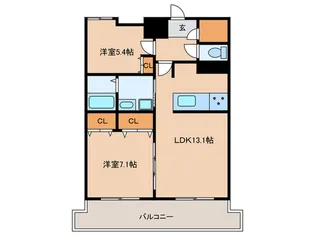 仮)中村区大門町マンション【15階】の間取り