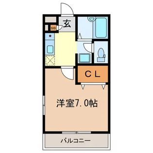 ゴールドハイツ【3階】の間取り
