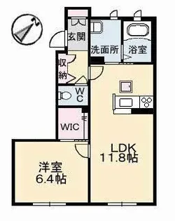 レガーロ【1階】の間取り