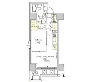 東京都台東区浅草橋5【マンション】の間取り