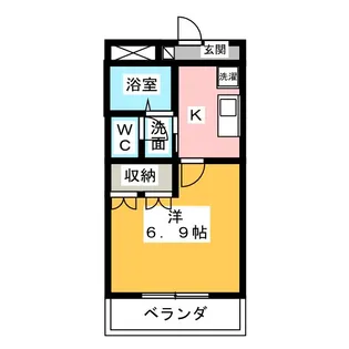 ブルージュ【2階】の間取り