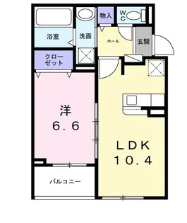 兵庫県伊丹市鴻池2【アパート】の間取り
