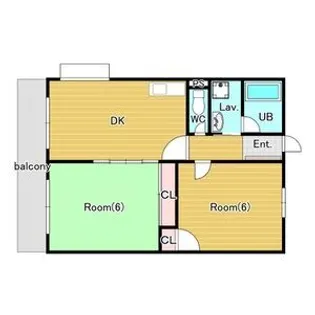 ミキレジデンス【2階】の間取り