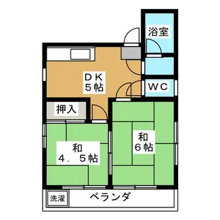 五井緑ビル【3階】の間取り
