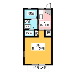 サンマルコ吉澤 D【2階】の間取り