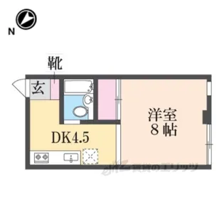 コーポ華【1階】の間取り