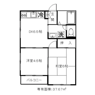 プラネックス・フミ【3階】の間取り