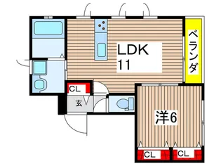 Ti Amo Kunitachi【1階】の間取り