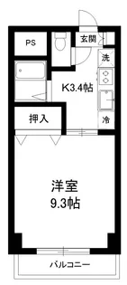 ヴィラ・カンファータ【3階】の間取り
