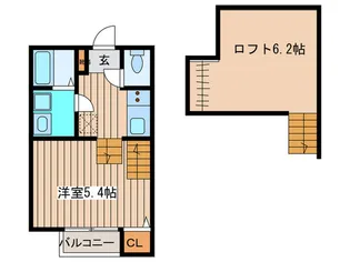 Iris【2階】の間取り