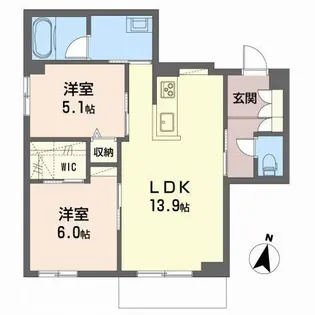 ル・フレーズ【1階】の間取り