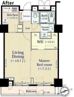 パーク・アヴェニュー神南【4階】の間取り