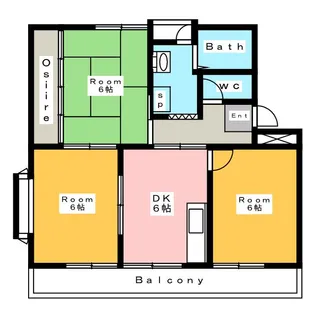 ハイレジデンス桜町【4階】の間取り