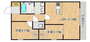 (仮称) グレースショウエイ【2階】の間取り