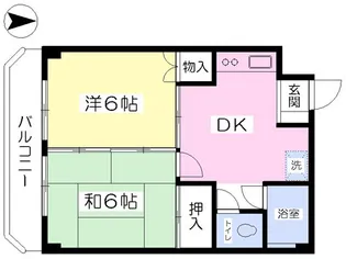 メゾン白銀556【4階】の間取り