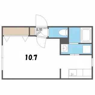 Blanc Noir N9(ブランノワールN9)【3階】の間取り