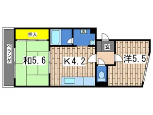 M・ステージ保土ヶ谷【4階】の間取り