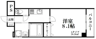サンドール十二番館【10階】の間取り