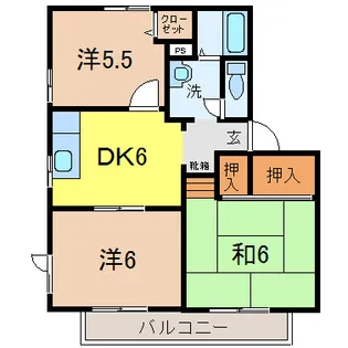 スプリングヒル【1階】の間取り