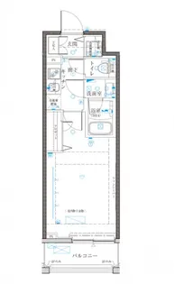クレイシア八丁畷ステーションサイト【7階】の間取り