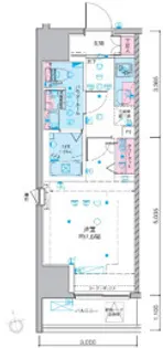 ジェノヴィア南砂町スカイガーデン【14階】の間取り