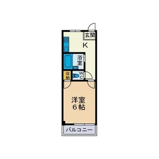 サンハイツ山岸【2階】の間取り