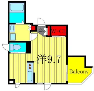 リヴェールタワー綾瀬【8階】の間取り