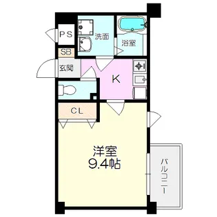 シエテ南塚口【4階】の間取り