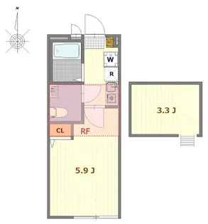 シエラグランデ亀有【2階】の間取り