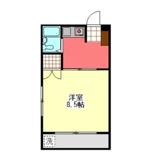 フジコーポ高沢【4階】の間取り