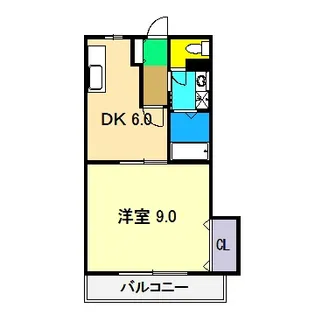 パールハイツ【4階】の間取り