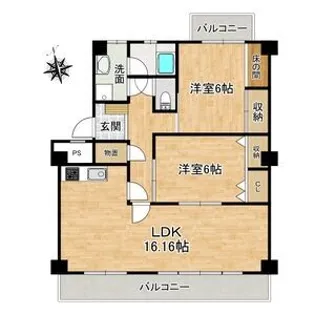 ソラリス【1階】の間取り