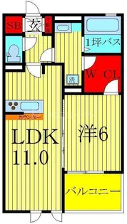 リシェスI【1階】の間取り