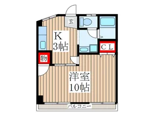 カーサ昭島【3階】の間取り