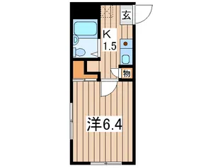 ビュ-テラス常盤台【2階】の間取り