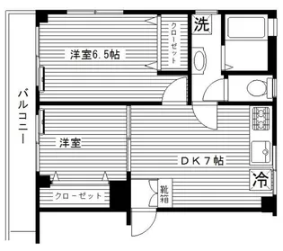 メゾンイースト【3階】の間取り