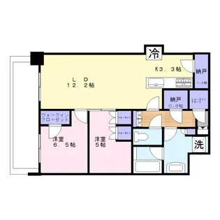 URAWA THE TOWER【17階】の間取り