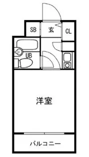 クリオ阪東橋壱番館【10階】の間取り