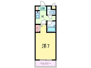 エスポワ-ル北町【1階】の間取り